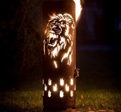 Holzfeuerstelle " brüllender Löwe 2 "